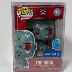 Funko Pop! Art Series The Rock #44 WWE Figure Walmart Exclusive